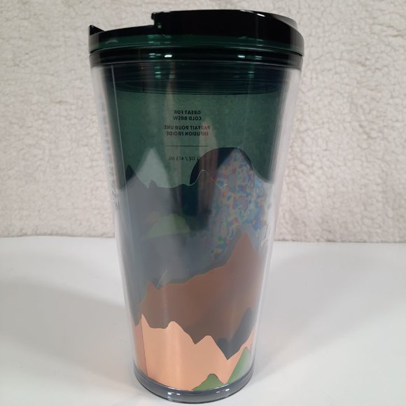 New Summer 2022 Starbucks Mountain Morning Cold Brew Tumbler - Picture 6 of 8